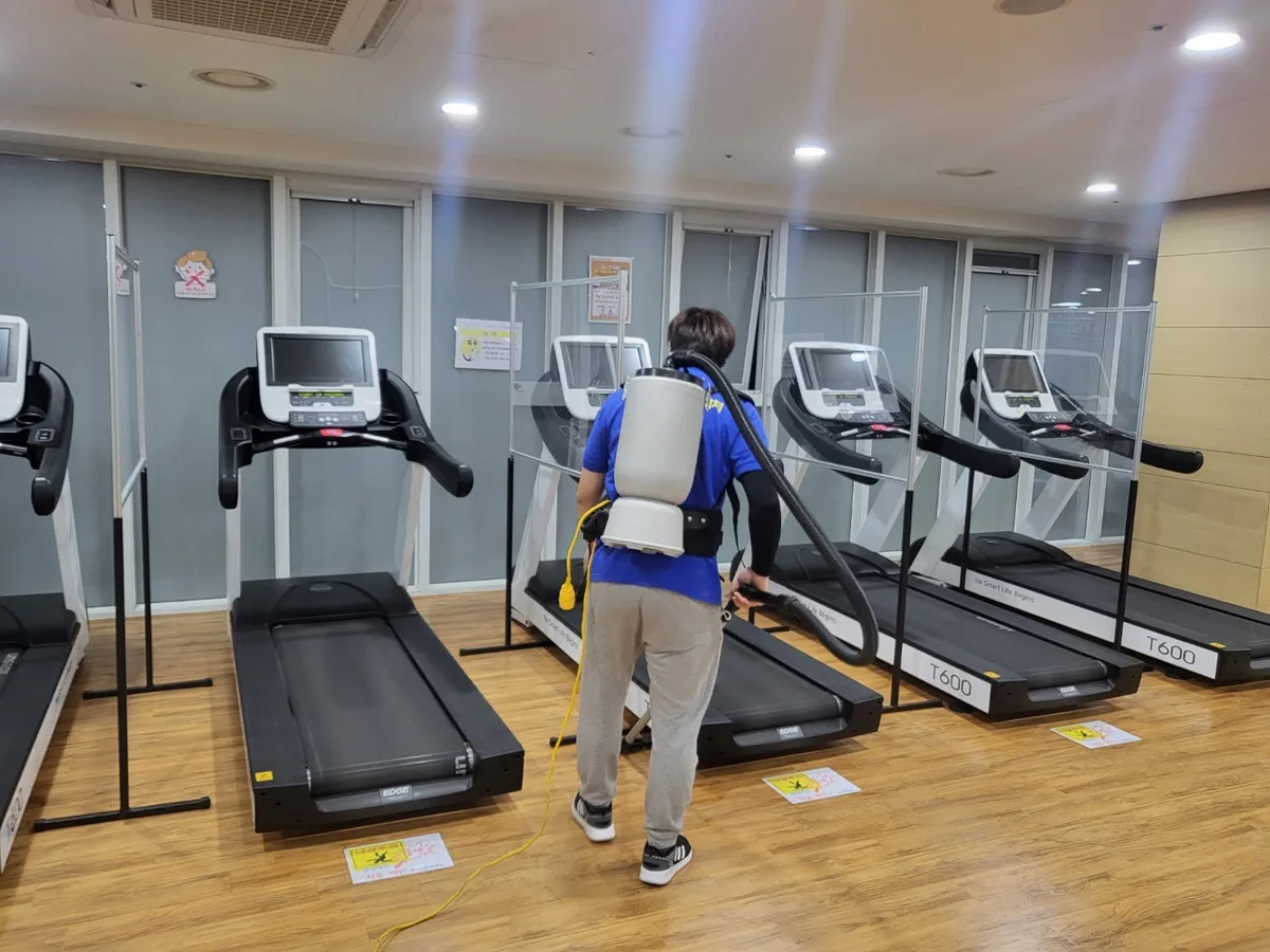 남구 감만동 헬스장 탕비실 직원 휴게공간 위생청소 사례 - 행진크린